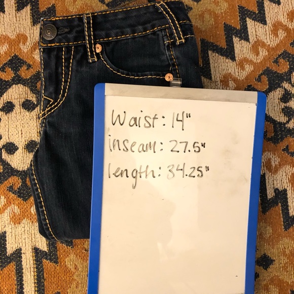 True Religion Joey Flare Dark Wash Denim Jeans - Picture 8 of 8